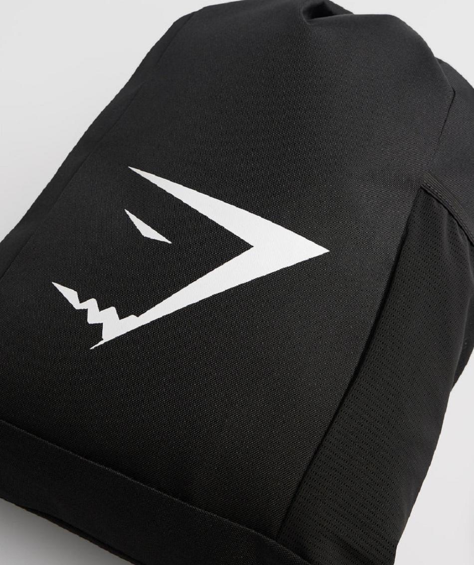 Gymshark Sharkhead Gymsack Muške Torbe Crne | HR 3114YXF